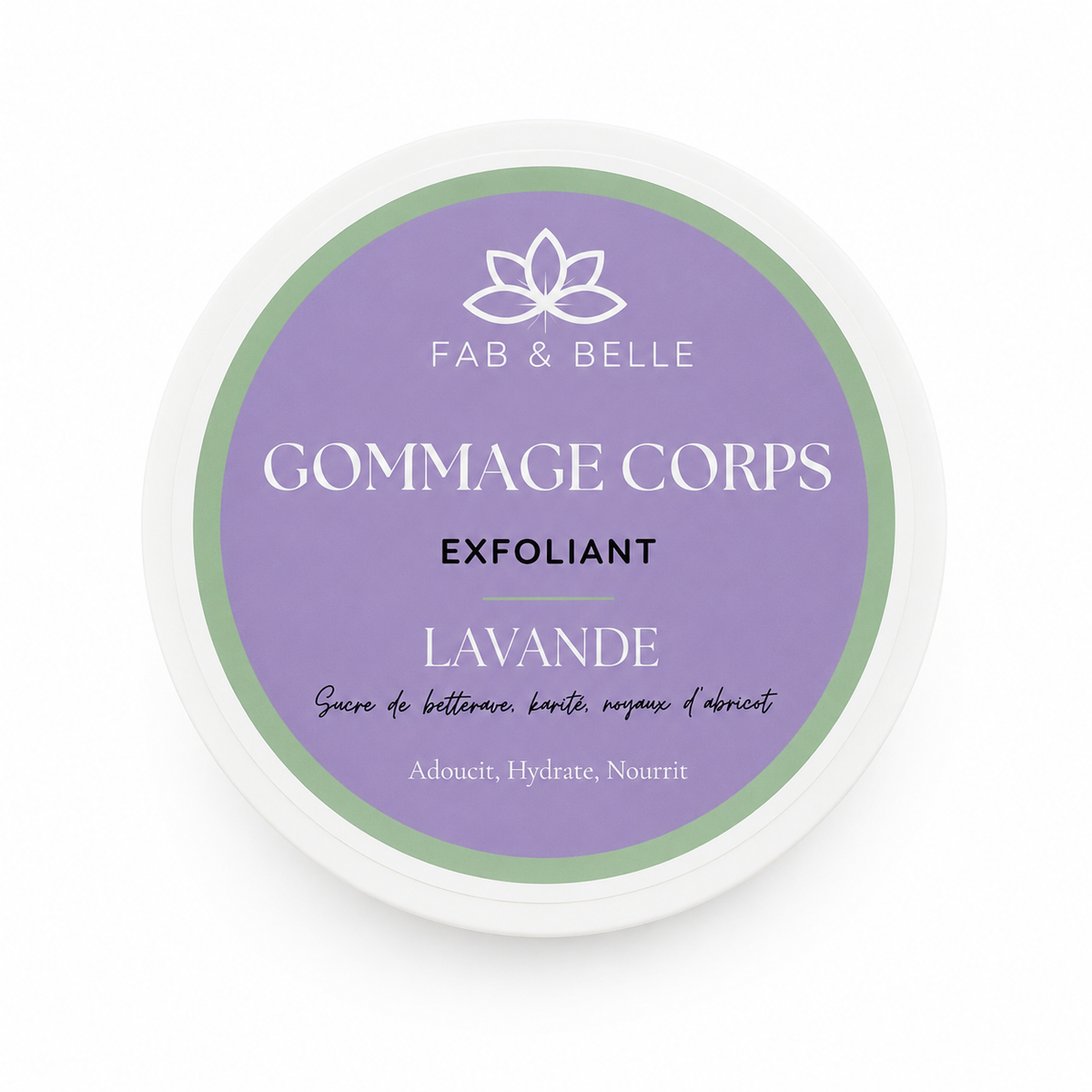 GOMMAGE CORPS au sucre de Betterave et Karité