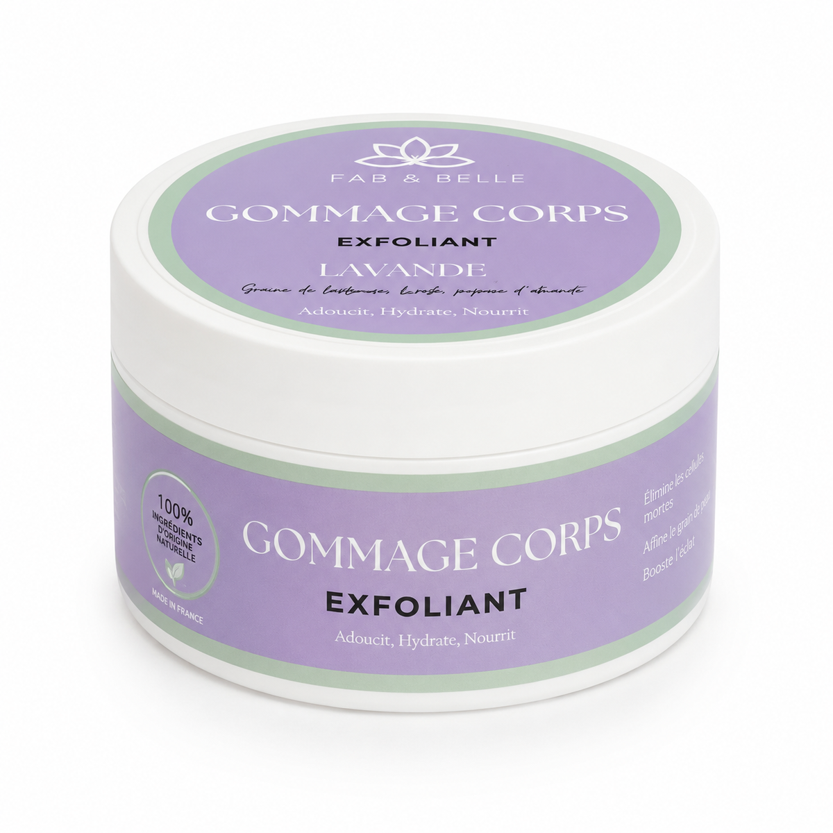 GOMMAGE CORPS au sucre de Betterave et Karité