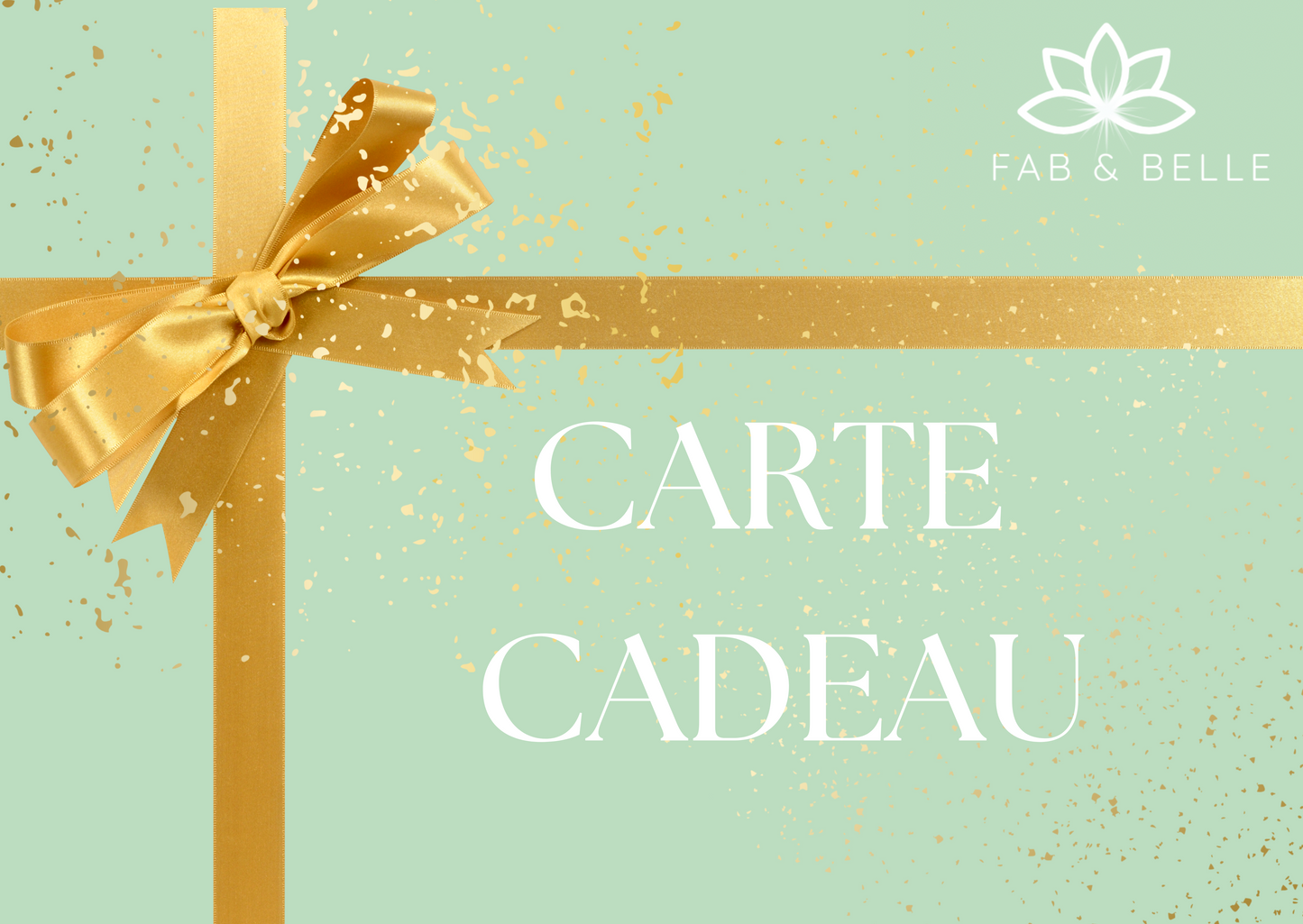 Carte cadeau FAB & BELLE